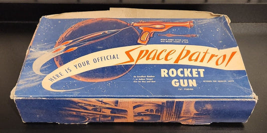 1951 Space Patrol Rocket Gun in Box Super Rare! Complete with Missiles