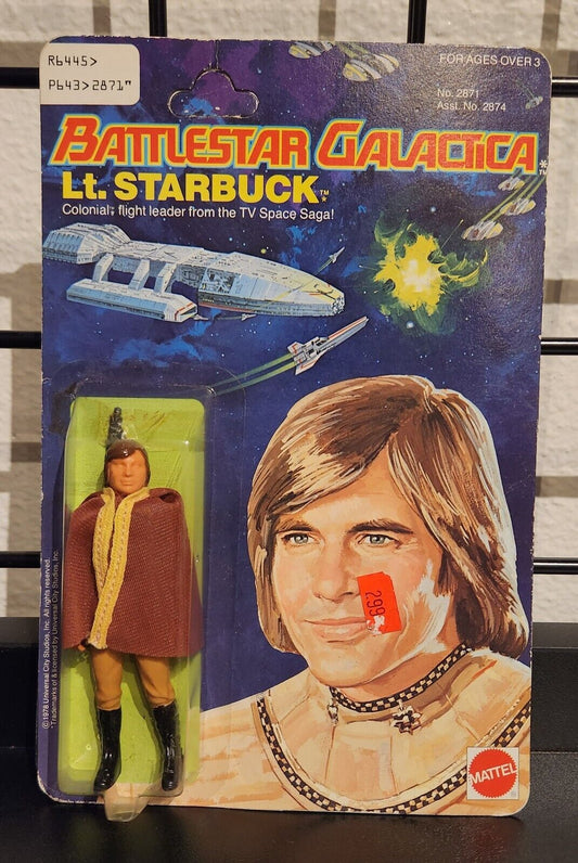 1978 Mattel Battlestar Galactica Lt. Starbuck Figure Sealed Unpunched RARE